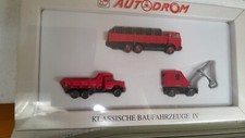 Wiking  1: 87  Set  AUTODROM   KLASSISCHE BAUFAHRZEUGE IV     in OVP  Nr. 990