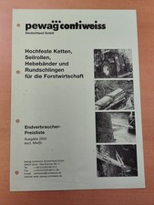 Pewäg contiweiss Ketten Forst prospekt traktor brochure 38