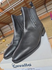 Cavallo Stiefeletten Leder Schwarz Größe 8 42 Neu Chelsea Comfort Boots black
