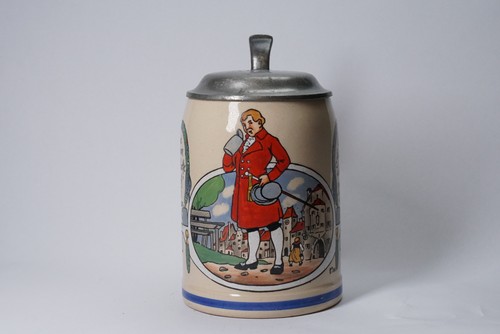 Jugendstil bierkrug franz - 1/2l,