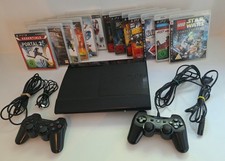 PS3 Slim Konsole + 13 Spiele +