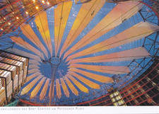 AK Deutschland Berlin Potsdamer-Platz Sony Center Lamellendach Panorama top !!!