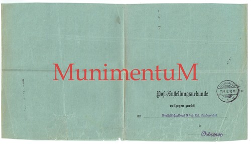 Post zustellungsurkunde kgl - post-zustellungsurkunde,