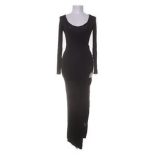 Shein, Maxikleid, Größe: XS, Schwarz, Viskose/Elasthan, Einfarbig, Damen #0km