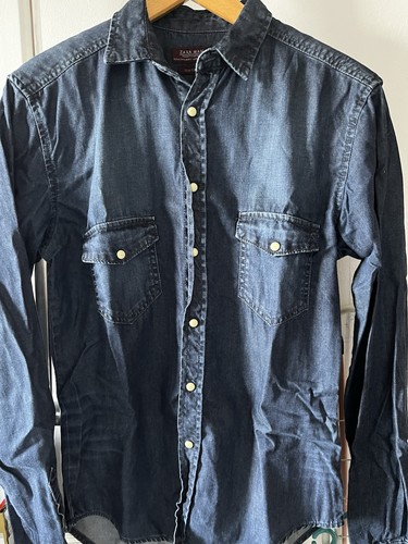 Jeanshemd von zara - m,