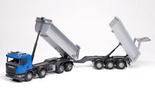 Emek 20504 - Scania Tipper Truck blau & Trailer - Kipper LKW - 1:25