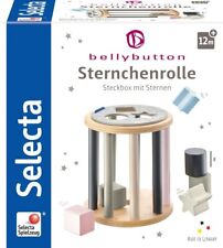 SELECTA STERNCHENROLLE SORTIERROLLE BABYSPIELZEUG HOLZ SPIELZEUG NEU