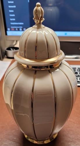 Bavaria vase elfenbein gold - vase,