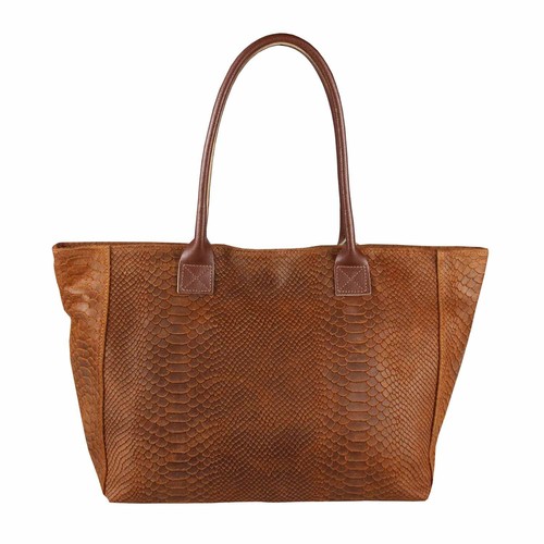 Damen leder tasche shopper - leder,