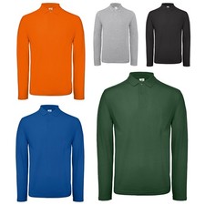 B&C Polo Longsleeve Herren
