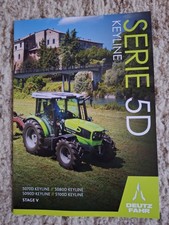 Deutz-Fahr Serie 5D Keyline Prospekt Traktor Schlepper