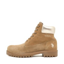 U.S. Polo Assn. Herren Winter-Stiefel Schnürstiefel Braun Boots Stiefel EU 40