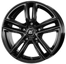 4x Alufelgen RC-DESIGN RC27 Schwarz Glanz (SG) 7,5x17 ET43 LK5 120 17 Zoll Felge