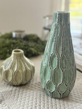 2 Tolle DEKO VASEN von BOLTZE Home - Porzellan Vase Blumenvasen - TOP
