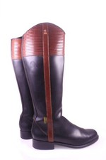 Valverde Dakota Boots Damen Stiefel Reiterstiefel Schwarz Braun gr 39 wie Neu