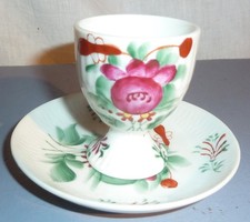 Eierbecher mit Untersetzer * August Warnecke Dekor Ostfriesland