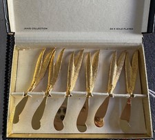 Buttermesser 24 k vergoldet -