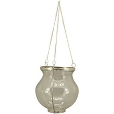 Windlicht  Metall Glas Hänge