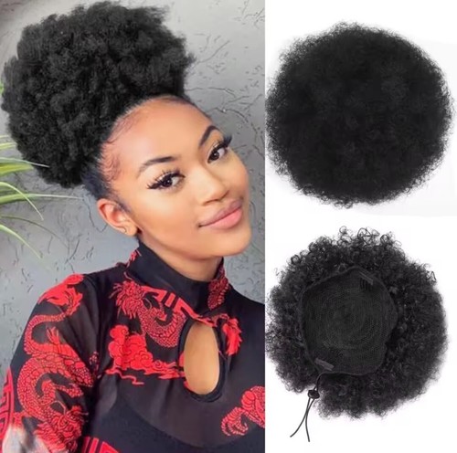 Afro puff kordelzug - puff,