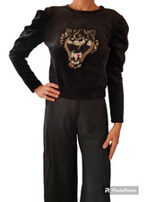 GUESS Samt Pullover Pulli