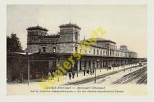 Elfringen AK Deutsch-Avricourt Grenzbahnhof Lothringen Eisenbahn Repro Litho