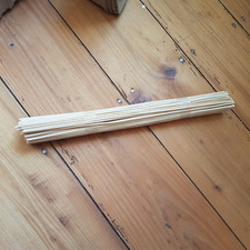 100 nachhaltige topf- anzuchtstäbe / rankhilfen / grillspiesse aus holz