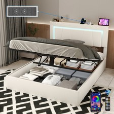 Polsterbett LED Bett