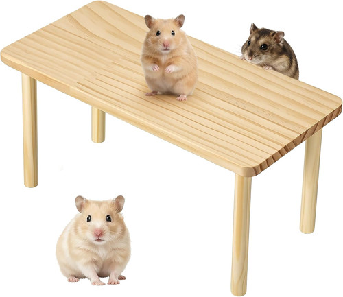 Hamster plattform aus holz mit - hamster,