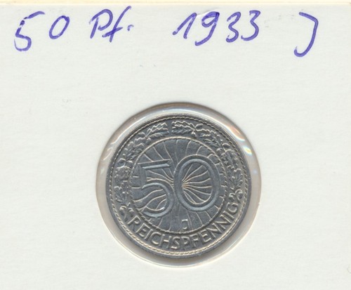 Weimar pfennig 1933 j - 50,