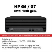 HP Elitesdesk 800 G6 i7 10