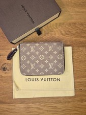 LOUIS VUITTON Zippy Coin Purse Mini Lin  Portemonnaie Geldbeutel Wallet