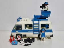 Playmobil 3530 Altes Auto Fahrzeug Transporter TV Ausrüstung TV Reporter Kamera
