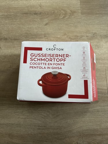 Roter crofton topf gusseisen - crofton,
