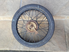 Altes Oldtimer Motorrad 16 Zoll Hinterrad Bremse Stahlfelge DKW RT 125 Achse ?!!