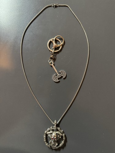Viking kette totenschädel - viking,