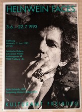 Poster "Helnwein Faces - Keith Richards" von 1993