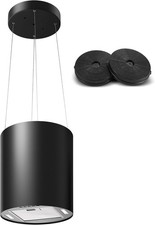 SNDOAS Inselhaube, Dunstabzugshaube Umluft 35cm mit 700m³/h Starker Saugleistung