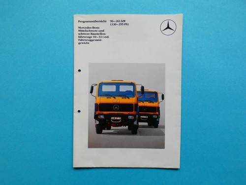 Prospekt lkw mercedes - -,