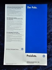 Polo preisliste v - vw,