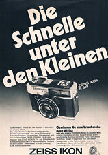 Zeiss Ikon Werbeanzeige Werbung Zeiss Ikon S 310 #1 ÜG