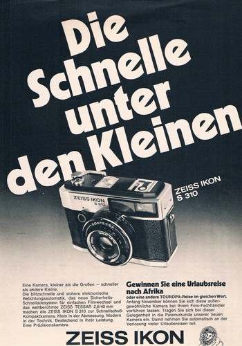 Zeiss ikon werbeanzeige - zeiss,