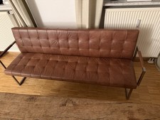 Musterring Sitzbank Leder Braun