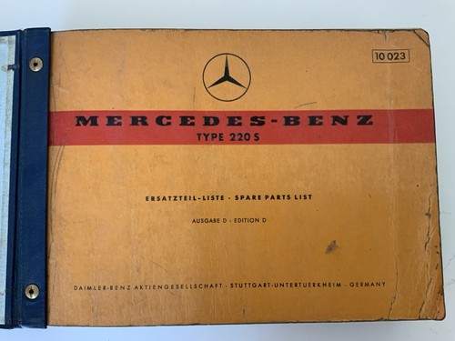 Mercedes ersatzteilbuch für - mercedes,