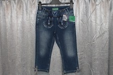 Trachtenhose 3/4 in Jeansoptik