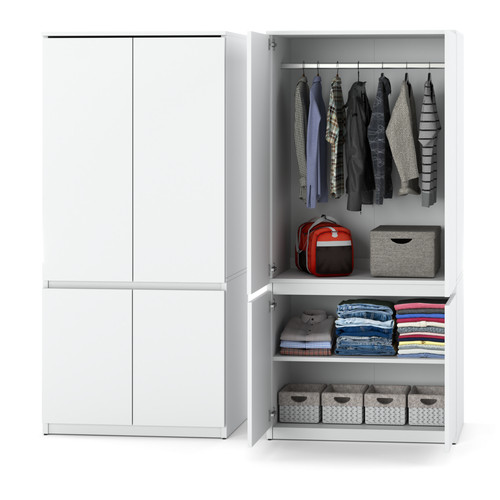 Kleiderschrank mit 4 - cm,
