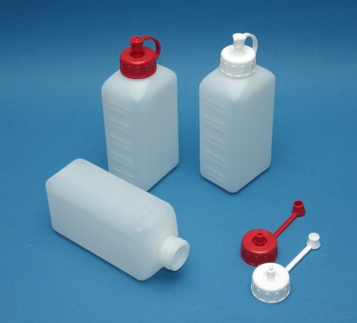 250ml vierkant flasche mit - 250ml, pe