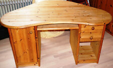 Schreibtisch Kiefer massiv, gelaugt, Seitenlängen 120 cm (Eckausführung)