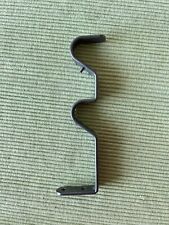 3 Vorhang-Gardinenstangen-Halter, je 1 Schraubm., L 15,5 cm, Stahl/Eisen