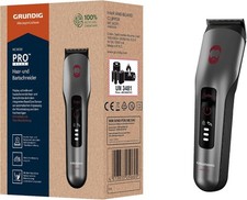 Grundig Haarschneider Bartschneider MC 8030 Titan Wet&Dry Akku chrom rot✅