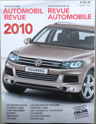 Automobil revue katalog - automobil, 2010